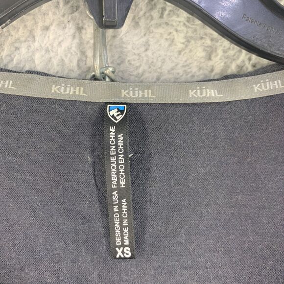 Kuhl Womens Jacket Zip Size XS Merino Wool Nylon Active Lounge Athletic Grey - Picture 11 of 12